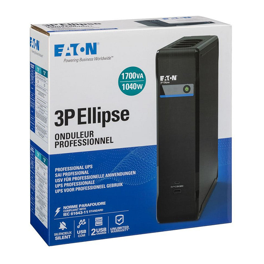 Eaton USV 3P Ellipse 1700 USB DIN 1040 W 1700 VA 8 Ausgänge