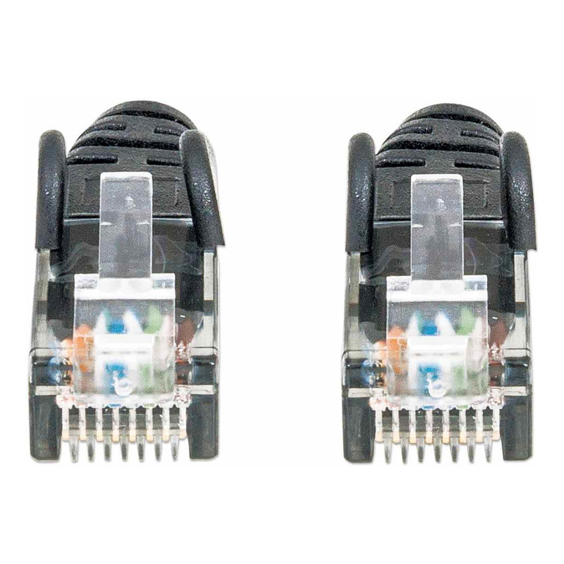 Patchkabel RJ45 U/UTP Cat6 2.00m Hebelschutz schw