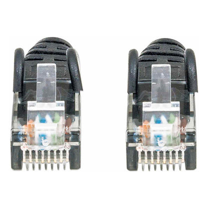 Patchkabel RJ45 U/UTP Cat6 2.00m Hebelschutz schw