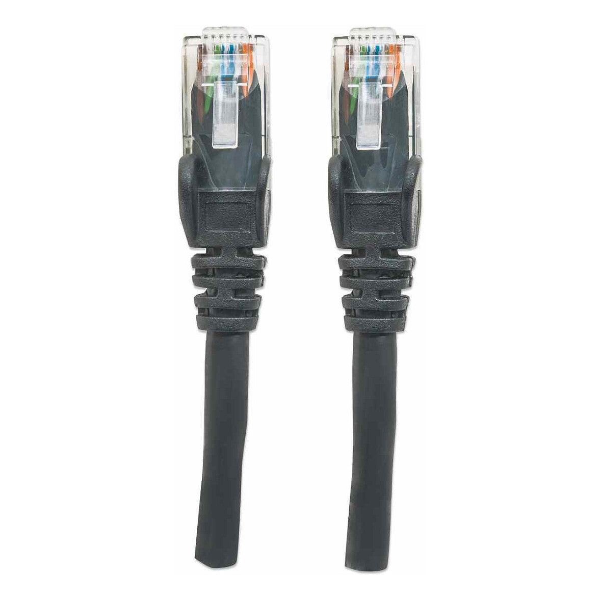 Patchkabel RJ45 U/UTP Cat6 2.00m Hebelschutz schw