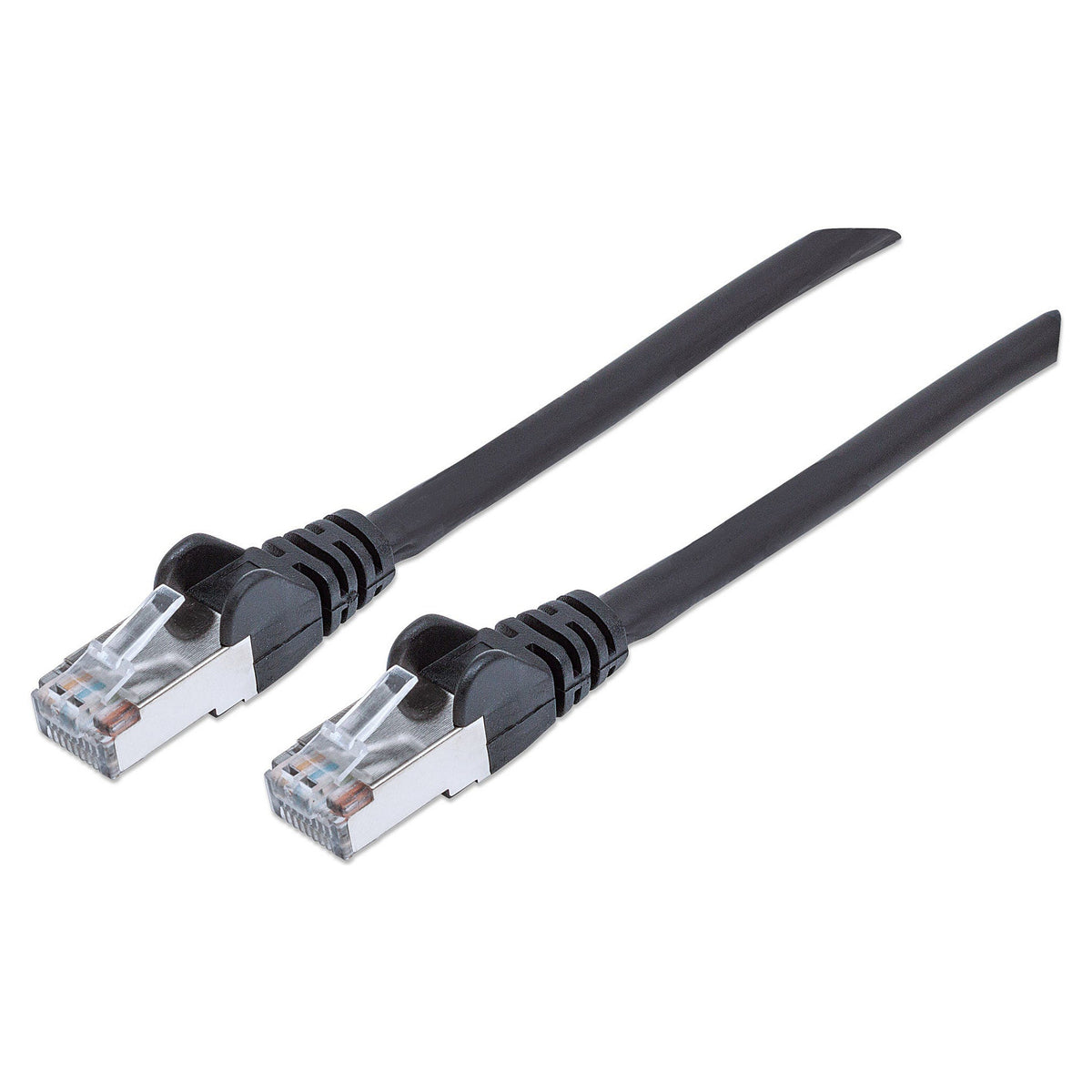 Patchkabel RJ45 S/FTP Cat6 Kupfer LSZH 0,5m schwa