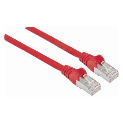 Patchkabel Cat6a-Stecker/Cat7-Rohkabel 0,25m rot