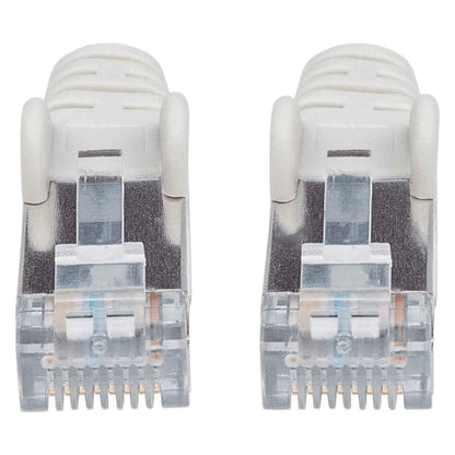 Patchkabel Cat6a-Stecker/Cat7-Rohkabel 0,5m grau