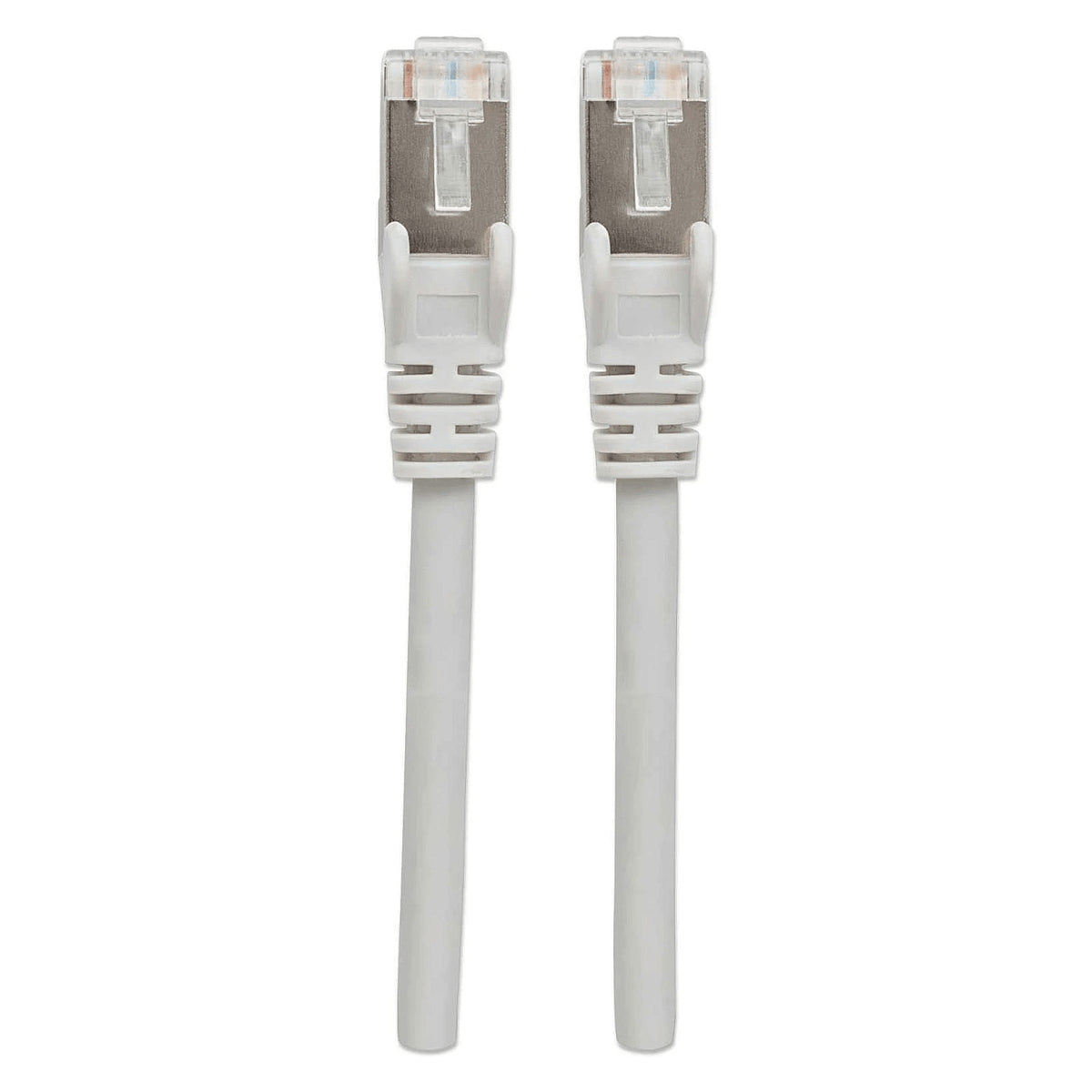 Patchkabel Cat6a-Stecker/Cat7-Rohkabel 0,5m grau
