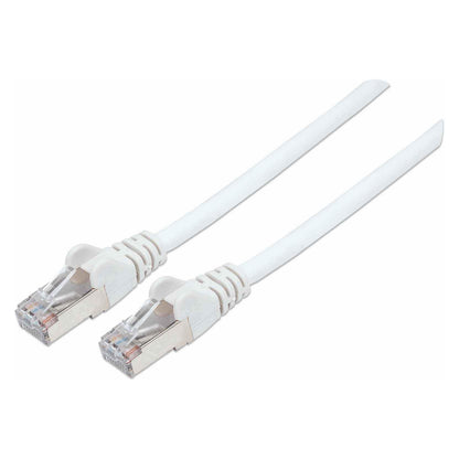 Patchkabel Cat6a-Stecker/Cat7-Rohkabel 5m weiß