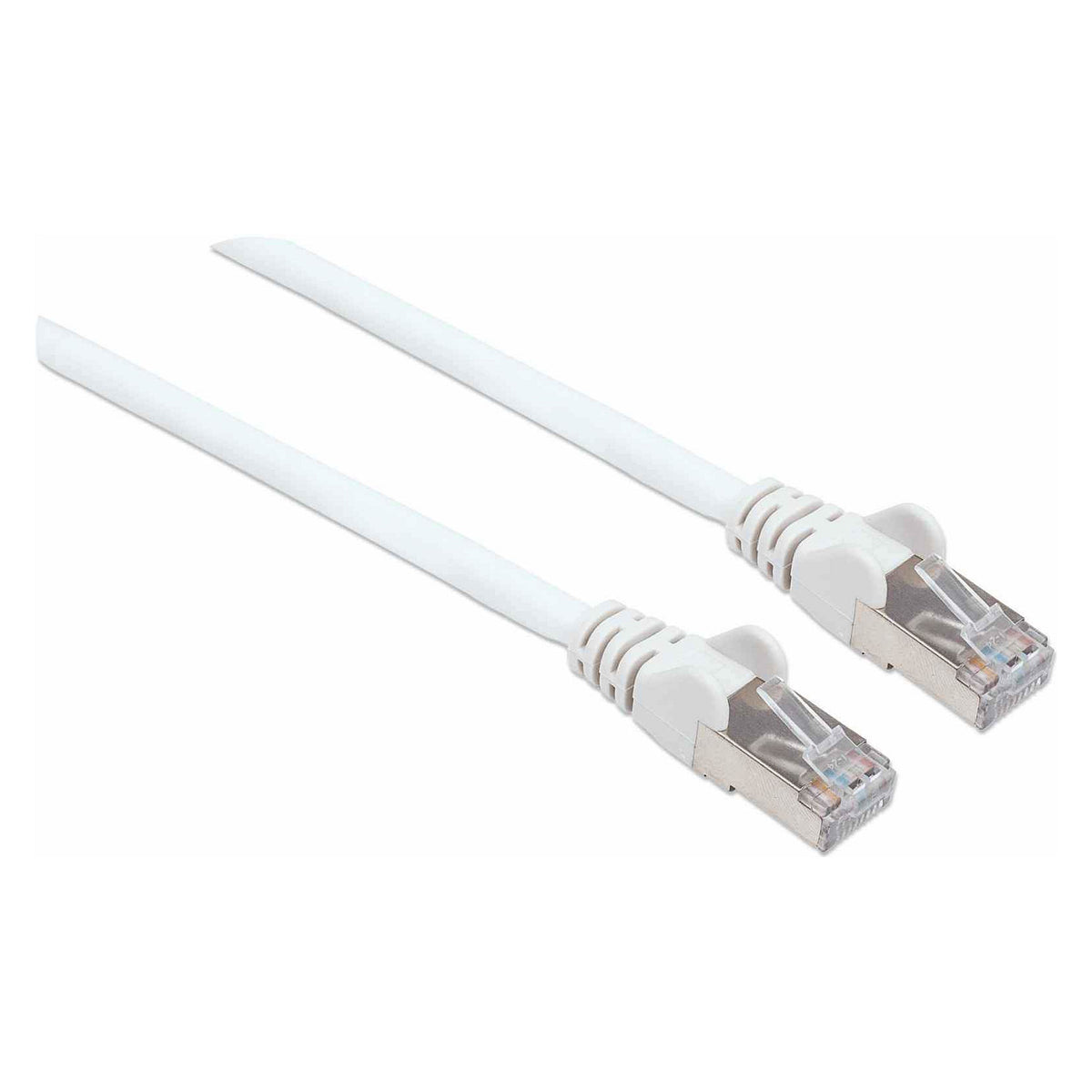 Patchkabel Cat6a-Stecker/Cat7-Rohkabel 5m weiß