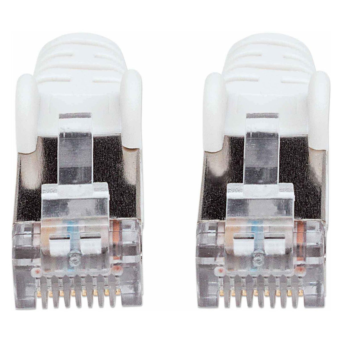 Patchkabel Cat6a-Stecker/Cat7-Rohkabel 5m weiß