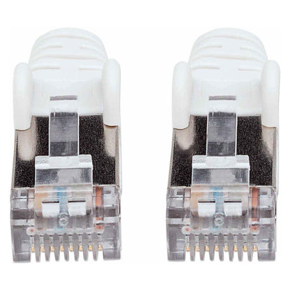 Patchkabel Cat6a-Stecker/Cat7-Rohkabel 5m weiß