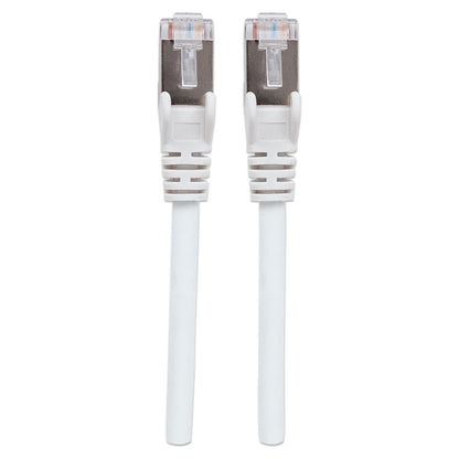 Patchkabel RJ45 S/FTP Cat6 0,5m LSZH Hebels. weiß