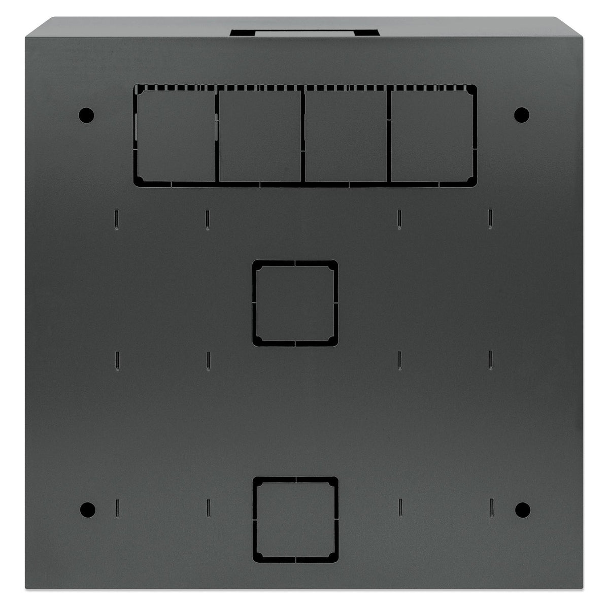 INTELLINET Wandverteiler 4HE 540x550mm schwarz