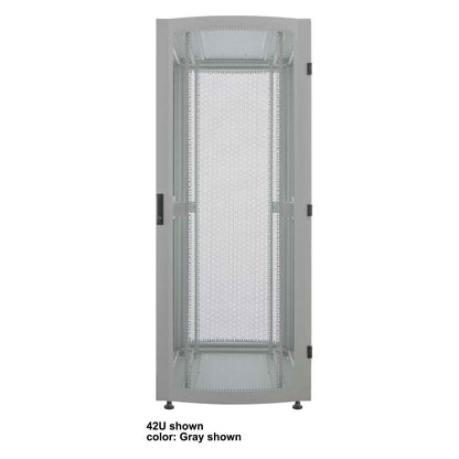 INTELLINET 48,3 cm 19 Zoll Serverschrank Premium Line 36 HE 1767x800x1000mm HxBxT Flatpack Traglast 2000kg schwarz