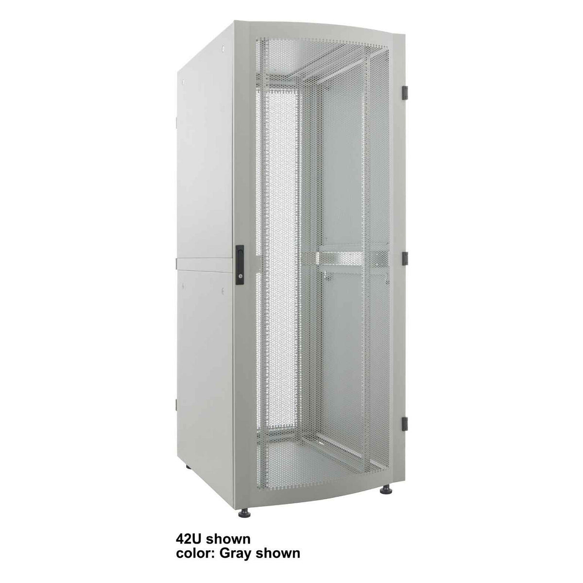 INTELLINET 48,3 cm 19 Zoll Serverschrank Premium Line 36 HE 1767x800x1000mm HxBxT Flatpack Traglast 2000kg schwarz