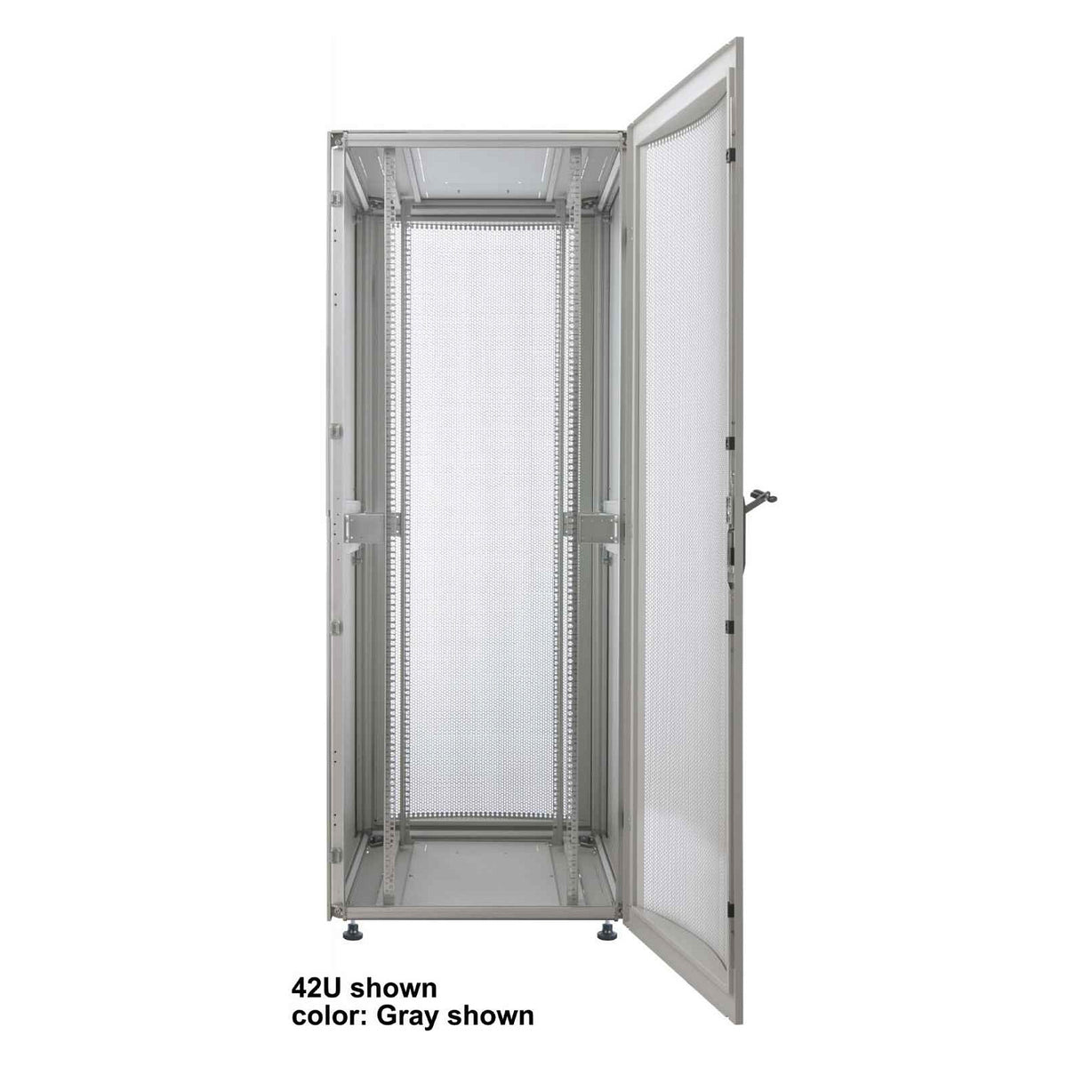 INTELLINET 48,3 cm 19 Zoll Serverschrank Premium Line 36 HE 1767x800x1000mm HxBxT Flatpack Traglast 2000kg schwarz