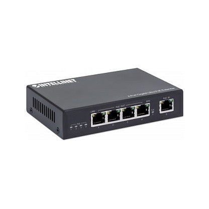 INTELLINET 4-Port Gigabit Ultra PoE-Extender 90W um 100m