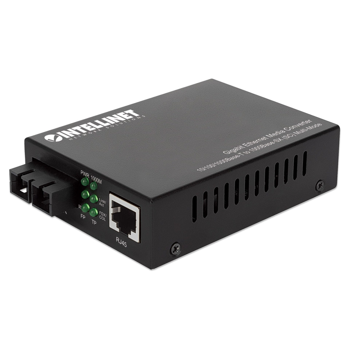 INTELLINET Gigabit Medienkonverter SC Multimode 550m Auto