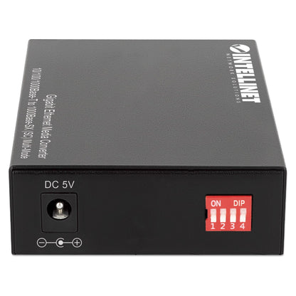 INTELLINET Gigabit Medienkonverter SC Multimode 550m Auto
