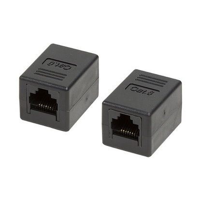 Logilink Patchkabelverbinder 1:1 2x RJ45 Cat.6 UTP, schwarz