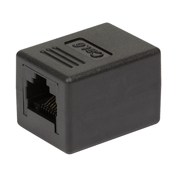 Logilink Patchkabelverbinder 1:1 2x RJ45 Cat.6 UTP, schwarz