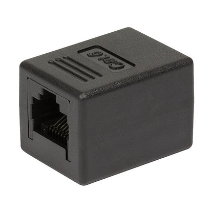 Logilink Patchkabelverbinder 1:1 2x RJ45 Cat.6 UTP, schwarz