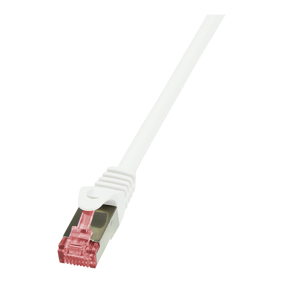 Logilink Patchkabel CAT6 S/FTP AWG27 PIMF 1,00m weiß