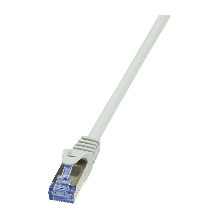 Logilink Patchkabel mit Cat7-Rohk. Primel. S/FTP grau 0,50m