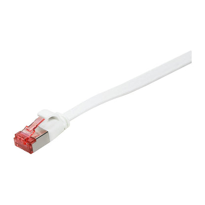 Logilink Flachpatchkabel RJ45 U/FTP Cat6A 1.00m weiß
