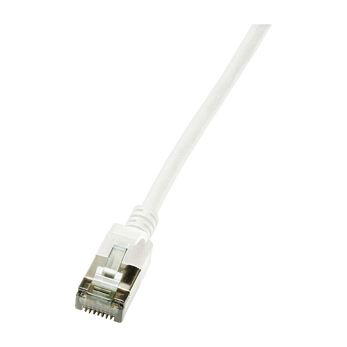 Logilink Patchkabel CAT6A U/FTP TPE SlimLine weiß 0,3m