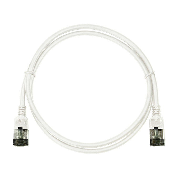Logilink Patchkabel CAT6A U/FTP TPE SlimLine weiß 0,3m