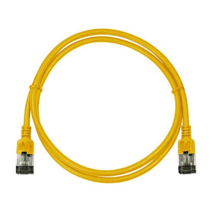 Logilink Patchkabel CAT6A U/FTP TPE SlimLine gelb 1,0m