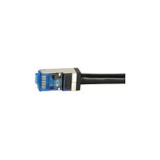 Logilink Outdoor PE Patchkabel CAT.6A S/FTP, schwarz, 1,0m