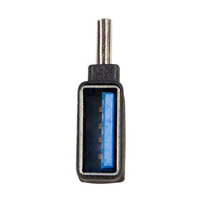 Logilink Adapter USB 3.2 Gen1 Type-C,C/M zu USB-A/F,90°,schw