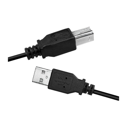 Logilink USB 2.0-Kabel, USB-A/M zu USB-B/M, schwarz, 2 m