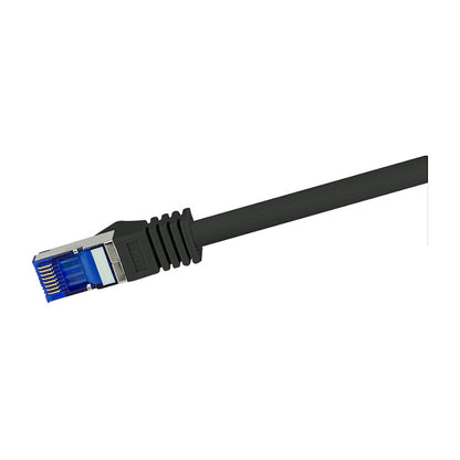 Logilink Patchkabel Ultraflex, Cat.6A, S/FTP, schwarz, 0,5 m