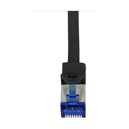 Logilink Patchkabel Ultraflex, Cat.6A, S/FTP, schwarz, 0,5 m