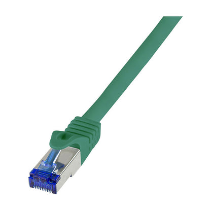 Logilink Patchkabel Ultraflex, Cat.6A, S/FTP, grün, 0,5 m