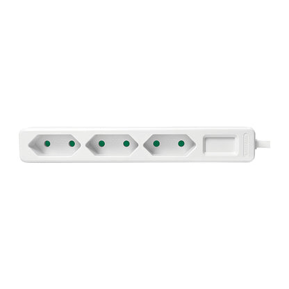 Logilink Steckdosenleiste 3-fach, 1,5m Eurostecker, weiß