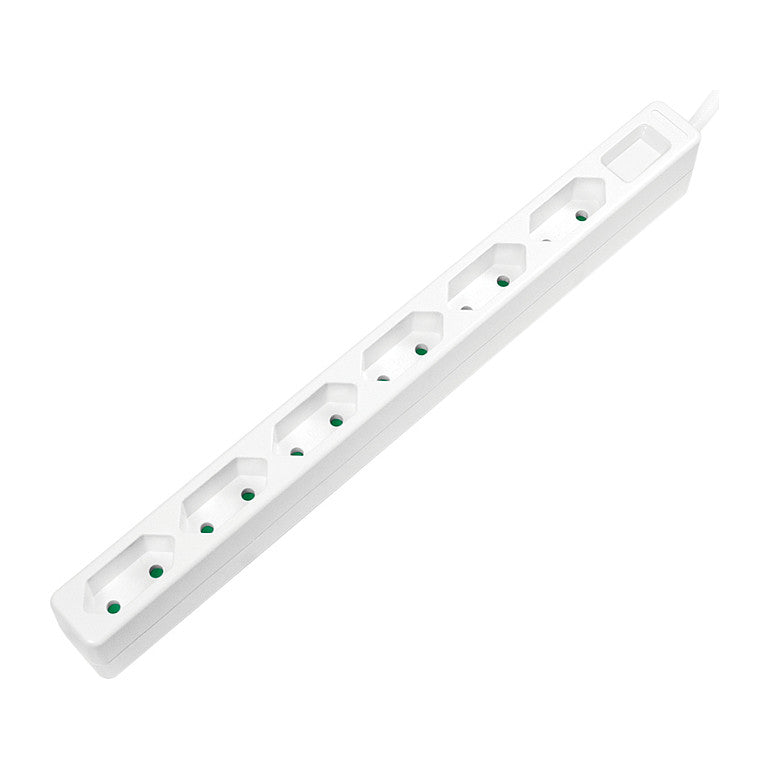 Logilink Steckdosenleiste 6-fach, 1,5m für Eurostecker, weiß