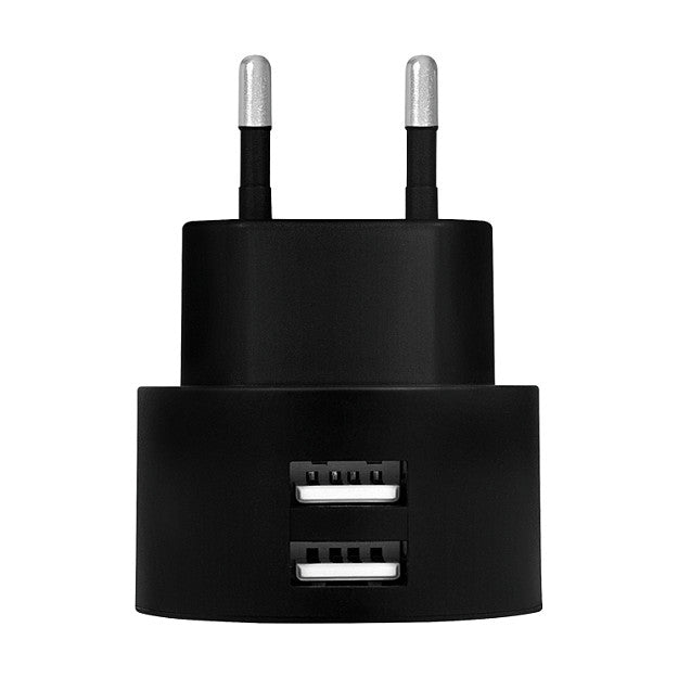 Logilink USB Steckdosenadapter 2port,10.5W,Fast Charging,sch
