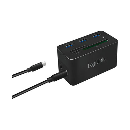 Logilink Dockingstation USB 3.2 (G1) HDMI,10-Port,PD4,schw.