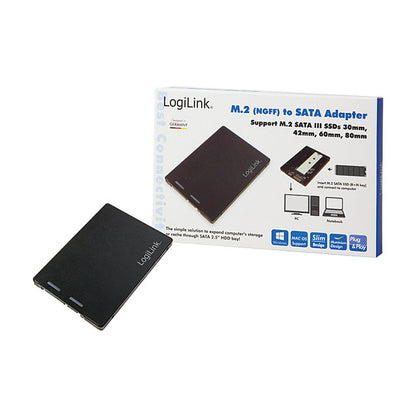 Logilink Adapter M.2(NGFF) auf Sata Einbaurahmen