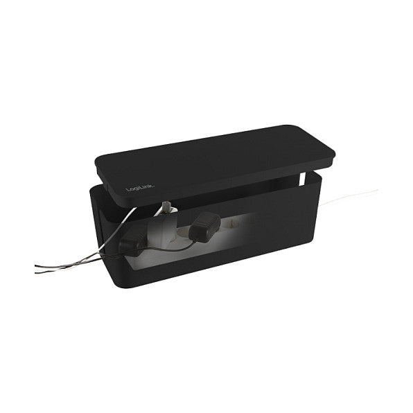Logilink Kabelbox-Set, 3 Größen, schwarz