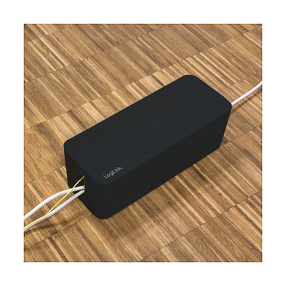 Logilink Kabelbox-Set, 3 Größen, schwarz