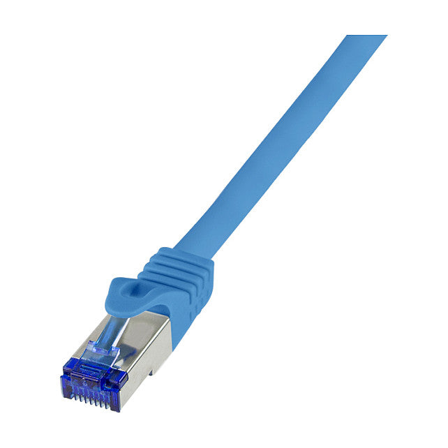 Logilink Patchkabel Ultraflex, Cat.6A, S/FTP, blau, 10 m