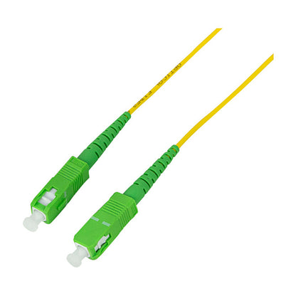 Fibre optic patch cable - OS2 - SC/APC to SC/APC - simplex - singlemode - yellow G.657.A2 - 10 m