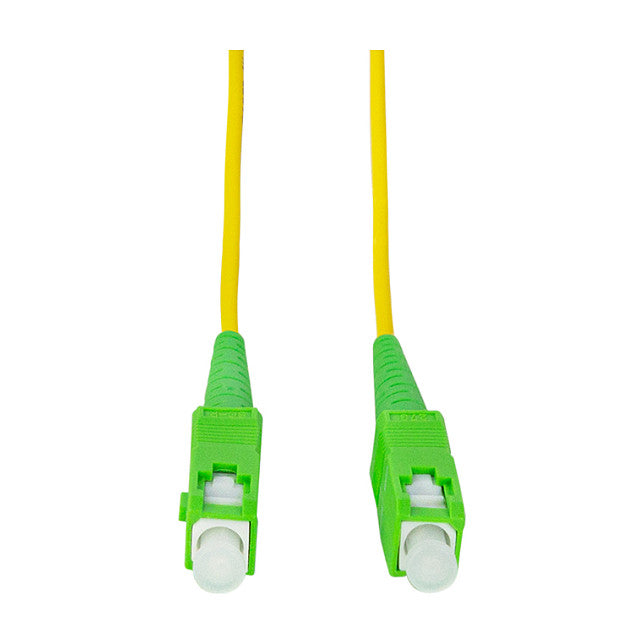 Fibre optic patch cable - OS2 - SC/APC to SC/APC - simplex - singlemode - yellow G.657.A2 - 10 m