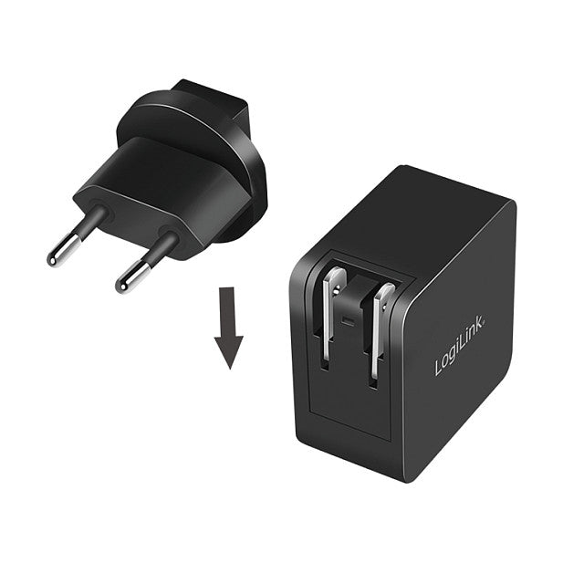 LogiLink PA0302 - USB charger 65 W USB-C GaN