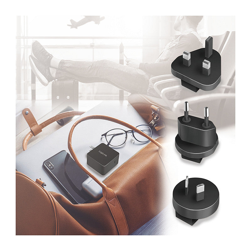 LogiLink PA0302 - USB charger 65 W USB-C GaN