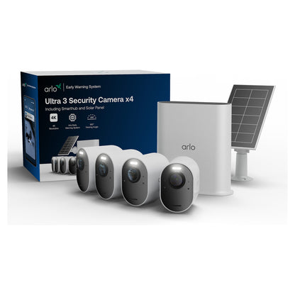 ARLO Ultra 3 Security Camera 4-cam kit + Solar Panel