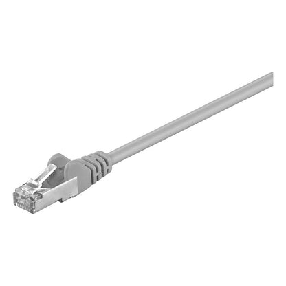 Patch-Kabel CAT5e 0,5m grau SF/UTP 2xRJ45, PVC, CCA