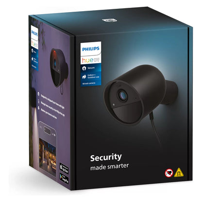 Philips Hue Secure kabelgebundene Kamera schwarz